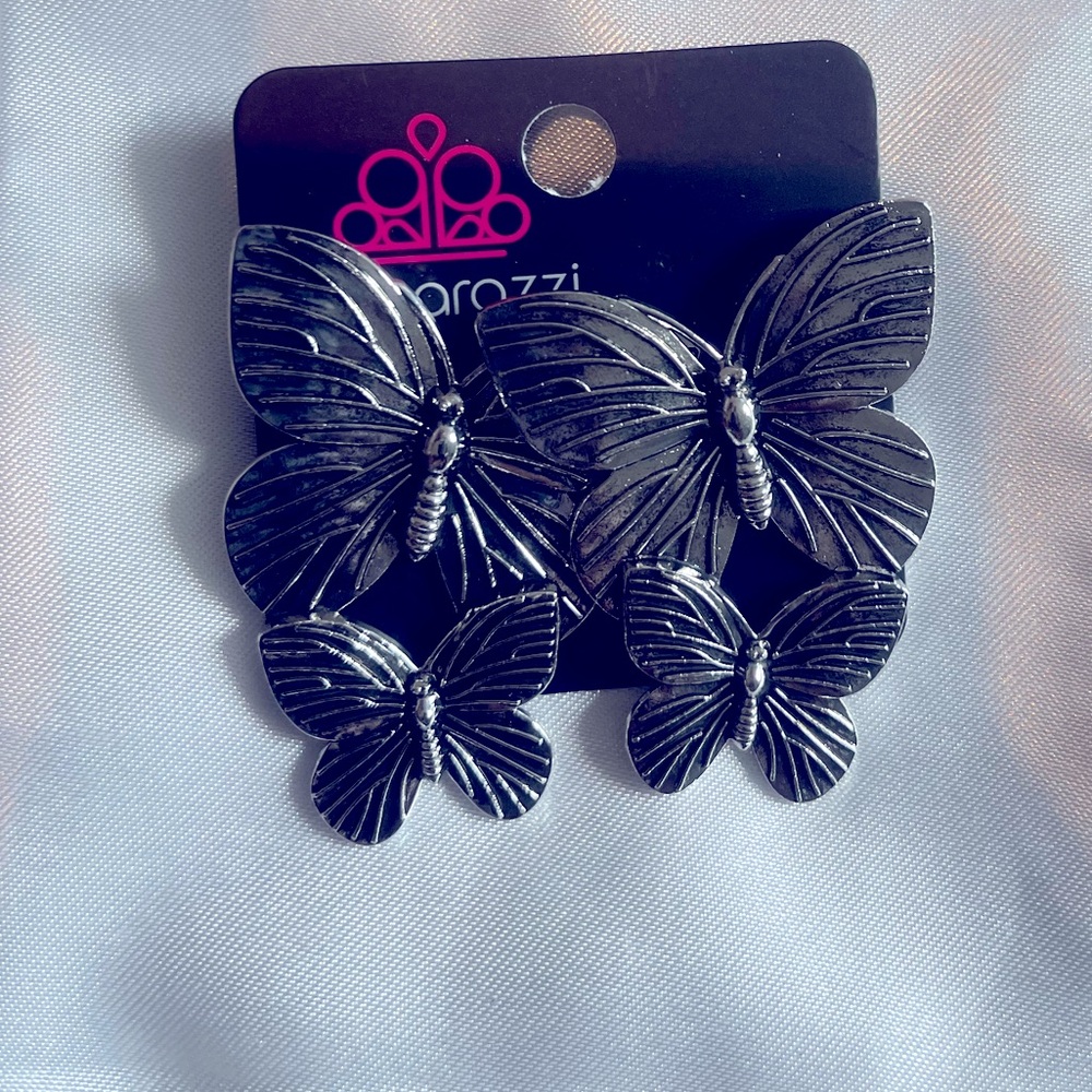 Butterfly Silver Earrings